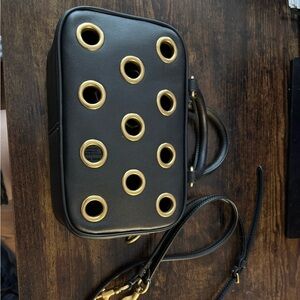 Coach Satchel Crossbody Bag With Grommets